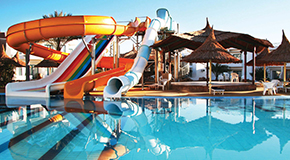 Swimming pools, water games and Aqua park 